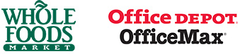Wholefoods and Office Depot logo