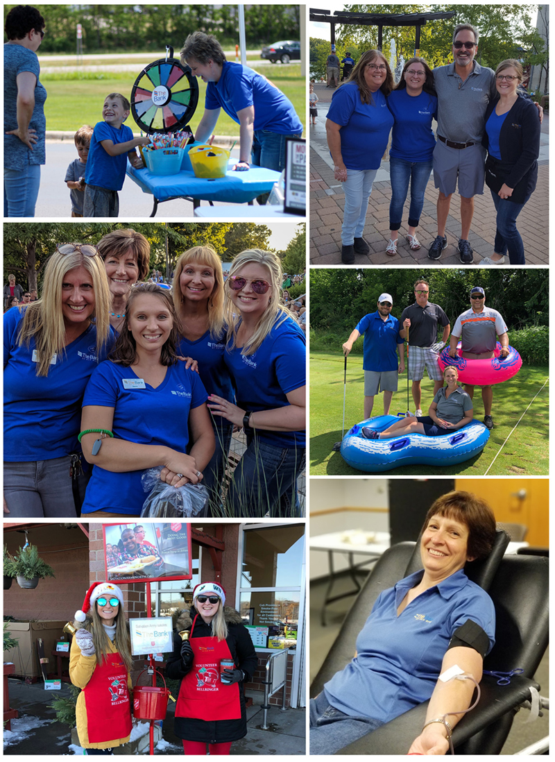Community involvement collage