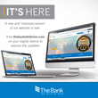 Image of computer and laptop with screens displaying updated redesign of www.thebankofelkriver.com